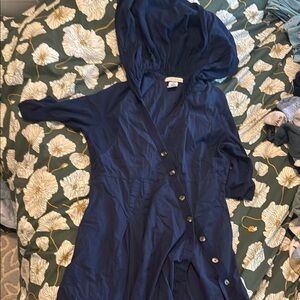 PRAIRIE UNDERGROUND Button-Up Hooded Dress.